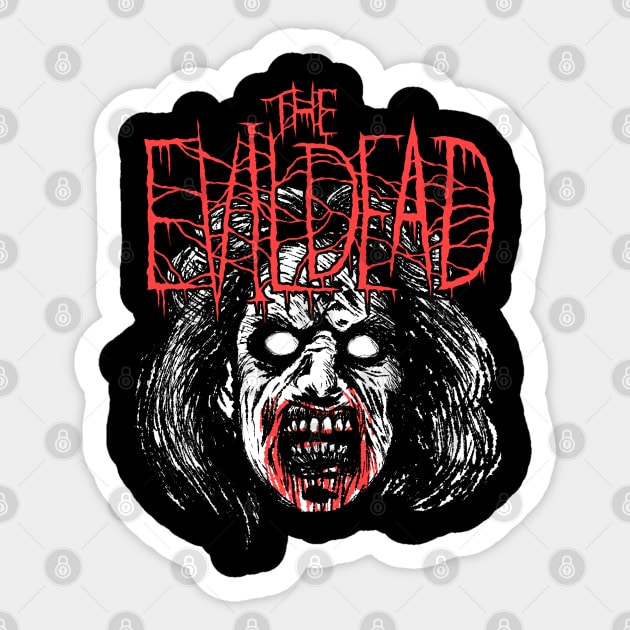 Evil Death Sticker by chrisraimoart